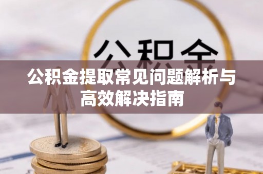 郴州公积金提取常见问题解析与高效解决指南
