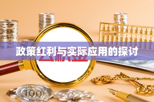 郴州政策红利与实际应用的探讨