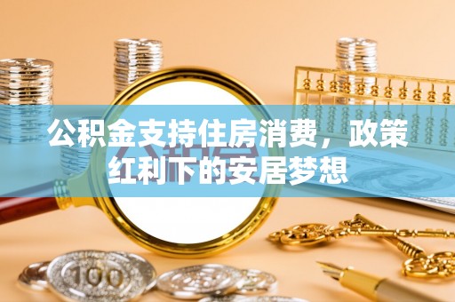 郴州公积金支持住房消费，政策红利下的安居梦想
