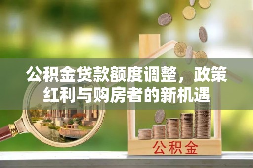郴州公积金贷款额度调整，政策红利与购房者的新机遇